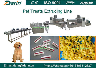 Dental Care Dog Chewing Bones อุปกรณ์สัตว์เลี้ยงอาหารว่างอาหาร Extruder Processing Equipment