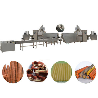 สุนัขกระดูกขนาดเล็ก Treats ขนมขบเคี้ยวอาหารสัตว์สายการประมวลผล Twist เครื่องทำอาหารสุนัข