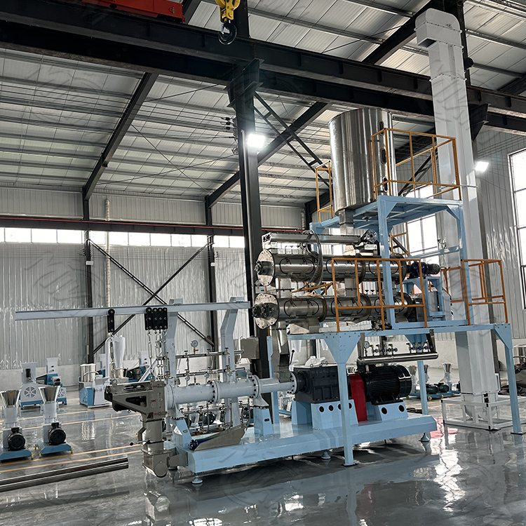 อัตโนมัติประสิทธิภาพสูงอาหารสัตว์เลี้ยงอาหารปลา เครื่อง extruder อาหารปลา สแตนเลส