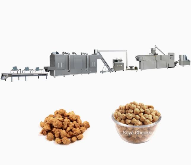 รับประกัน 12 เดือนเครื่องผลิต Extruder ถั่วเหลืองอุปกรณ์การแปรรูปถั่วเหลือง