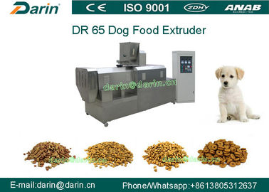 DR65 อัตโนมัติอาหารสุนัขสุนัขสเตนเลส / Dry Pet Food Processing Line