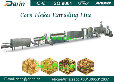 อาหารเช้าวนลูป / ธัญพืช Corn Flakes สายการประมวลผลที่มีมาตรฐาน CE