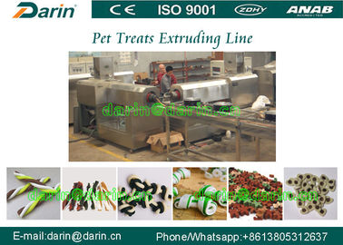 Food Grade Dog Extruder การดูแลทันตกรรมอาหารว่าง Extruding Line