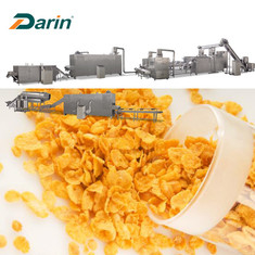 300KG / H Corn Flakes สายการผลิตอาหารเช้าซีเรียลสายการผลิต