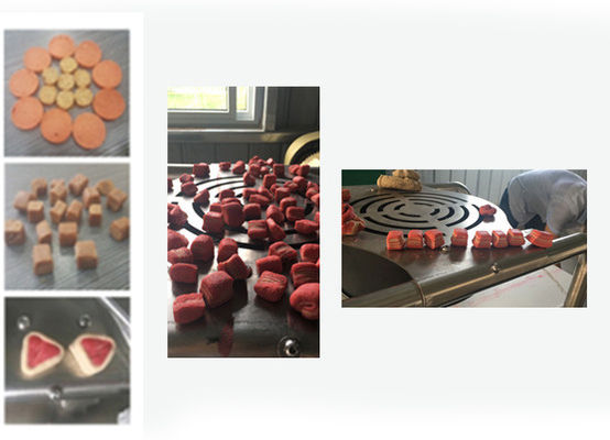 เครื่องเจริญเจริญ / สายการแปรรูปอาหารสัตว์เลี้ยง / เครื่องทําอาหารสัตว์เลี้ยงแบบถอนเย็น