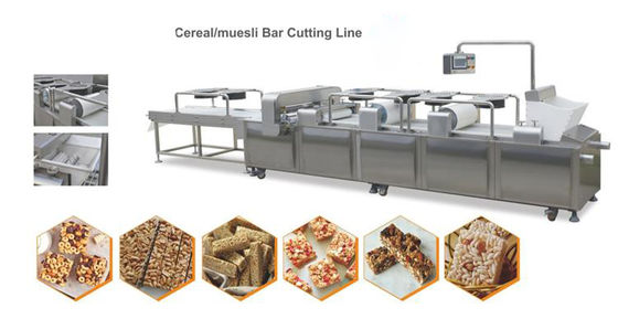เครื่องทำขนมขบเคี้ยวสแตนเลสกราโนล่าถั่วบาร์