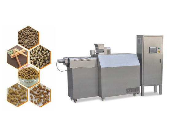 PLC Siemens Mini Lab Extruder สำหรับอาหารสัตว์เลี้ยง Pet Treat English Version