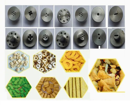 เครื่องอัดรีดขนมข้าวโพดพัฟ สแตนเลสสตีล 304 พร้อมใบรับรอง CE