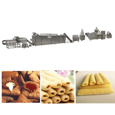 แกนขายร้อนบรรจุสแน็คบาร์พัฟสแน็ค Extruding Line