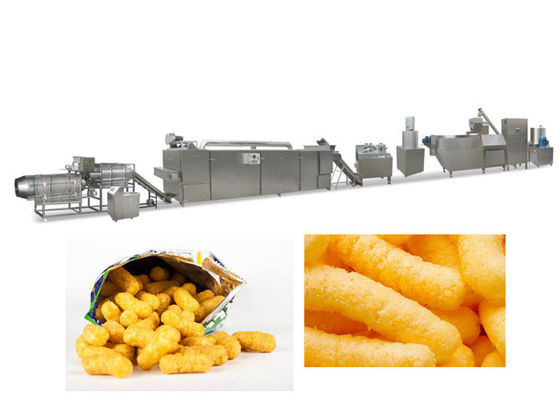 เครื่องแปรรูปอาหารธัญพืชข้าวโพดอบกรอบ 250kg/H