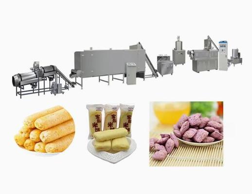 Siemens PLC Chocos ซีเรียลข้าวโพดพัฟเครื่องขนมขบเคี้ยวพร้อมหน้าจอสัมผัส Touch