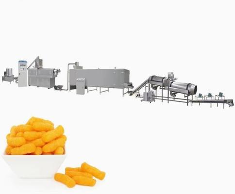 Corn Puffed Snacks Double Extruder Line