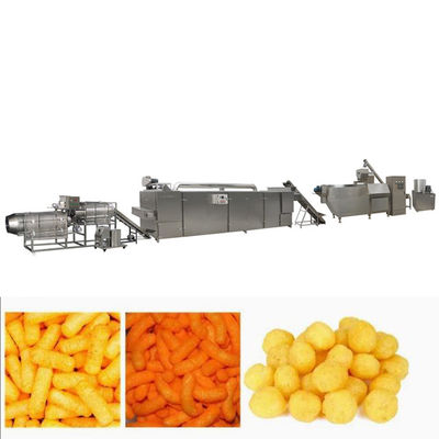 Corn Puffed Snacks Double Extruder Line
