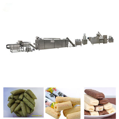 เครื่องจักรแปรรูปขนมพัฟข้าวโพดอัดรีด / เครื่องทำชีสบอล