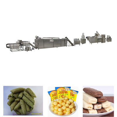 เครื่องพัฟข้าวโพดขนมพัฟเครื่องอัดรีดพร้อมมอเตอร์ WEG รับประกันสามปี