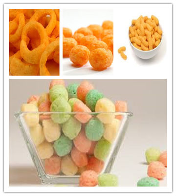 เครื่องทำอาหารอัตโนมัติพัฟ / ธัญพืช Bulking เครื่อง / พัฟเครื่องขนมขบเคี้ยว Extruder