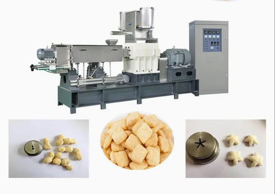 ข้าวโพดพัฟข้าวโพด Extruder Machine / เครื่องมันฝรั่งเครื่องชงเครื่อง