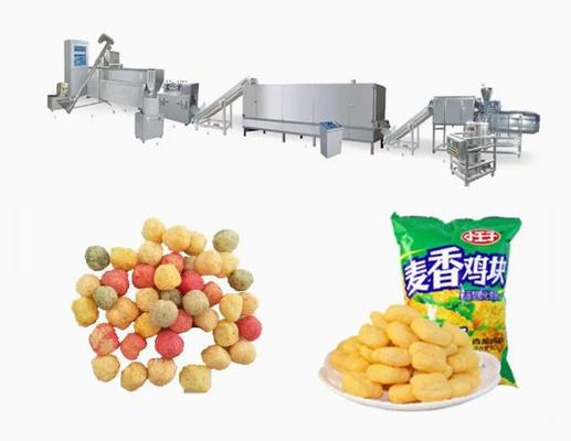 เหล็กกล้าไร้สนิม 304 เครื่องพัฟข้าวโพดแบบอัตโนมัติขนาด 100-150 กิโลกรัมต่อชั่วโมง