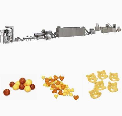 เครื่องอัดรีดข้าวโพดพัฟด้วย WEG Motor