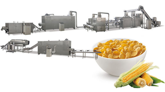 ซีเมนส์ PLC SS 300 กก. / ชม. เครื่องทำเกล็ดข้าวโพด