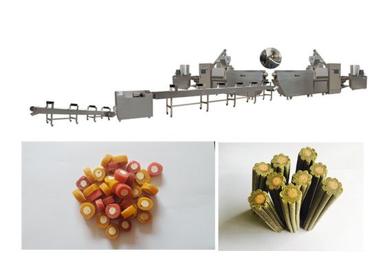 ซีเมนส์สัตว์เลี้ยงสุนัข Treat Chewing Snack Extruder เครื่องสแตนเลส