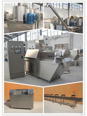ซีเมนส์สัตว์เลี้ยงสุนัข Treat Chewing Snack Extruder เครื่องสแตนเลส