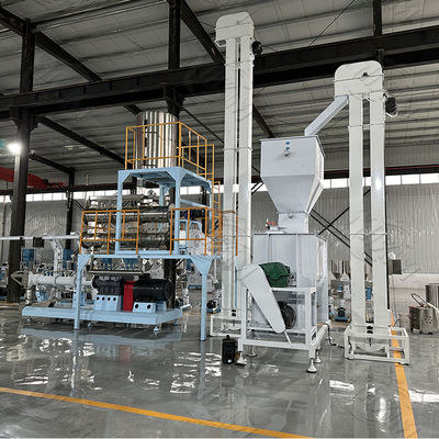 เม็ดฟีด Extruder Twin Screw Pet อาหาร Extruder เครื่องจักรกับ CE อนุมัติ