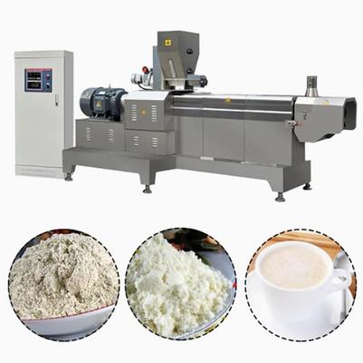 150kg / hr โภชนาการข้าวผงอาหาร Extruder เครื่องประมวลผลบรรทัด