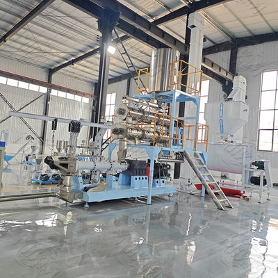 เยอรมันมอเตอร์แห้งอาหารสัตว์อาหาร Extruder เครื่อง / สายการประมวลผลด้วย CE ได้รับการอนุมัติ