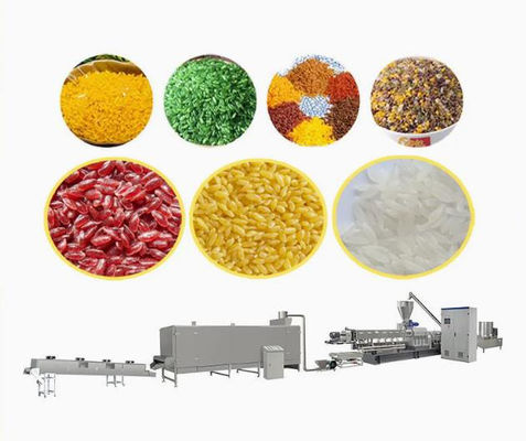 เครื่องจักร Extruder อาหารขนมขบเคี้ยว / สายการผลิต Extruding ข้าวประดับด้วย CE
