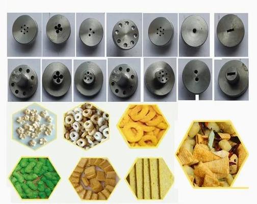เวอร์ชั่นภาษาอังกฤษ SUS304 เครื่อง Extruder Snack Continuou อัตโนมัติ
