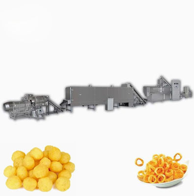 เครื่องทำขนมขบเคี้ยวเม็ด 3 มิติแบบกำหนดเอง 200-260 กก./ชม. สามเหลี่ยม วงกลม ท่อ หัวหอม