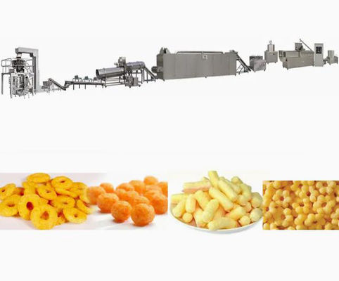 Automation เครื่อง Extruder ขนมขบเคี้ยว, 3 D Snack เม็ด Fryums ทำเครื่อง