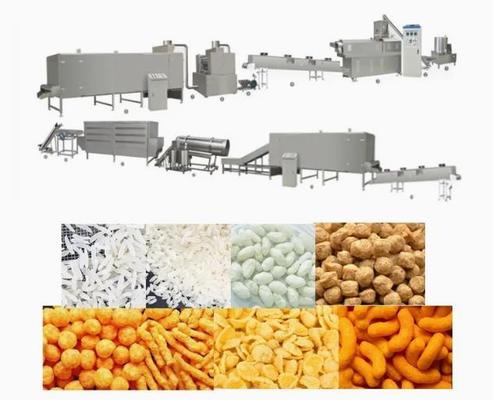 2D 3D เม็ดขนมขบเคี้ยว Extruder Machine, ข้าวโพดเครื่องทำชิป