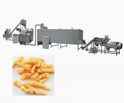 อุปกรณ์สกรูเดี่ยวสำหรับการผลิตอาหารสำหรับ 3D Flour Bugles Chips Making