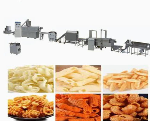 เครื่อง 3D Snack Pellets ของ Bugles สำหรับอาหารสำเร็จรูป Makaroni Pasta Food