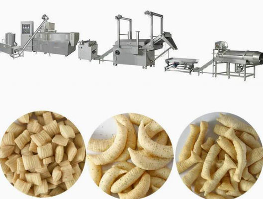 ขนมขบเคี้ยว 3D Pellet อัตโนมัติเครื่องเค้กการผลิตสายการผลิตเครื่อง