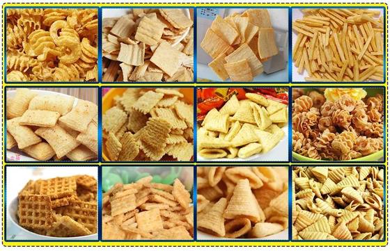 ขนมขบเคี้ยว 3D Pellet อัตโนมัติเครื่องเค้กการผลิตสายการผลิตเครื่อง