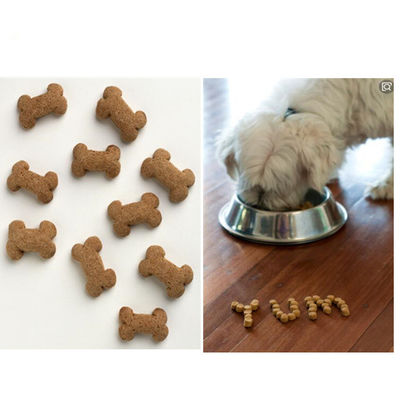 เครื่องประมวลผลบิสกิต 125 กก. / ชม., อุปกรณ์การผลิตอาหารสัตว์เลี้ยง