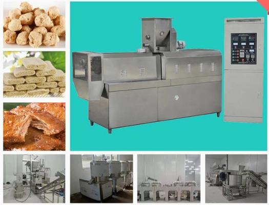 สแตนเลสสตีลเครื่องจักร Extruder ถั่วเหลืองสำหรับผงถั่วเหลืองไขมันดอม