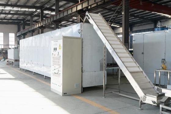 โปรตีนจากถั่วเหลือง / เครื่องผลิตเนื้อถั่วเหลืองแบบเต็มรูปแบบเครื่องสแตนเลสสตีล 304