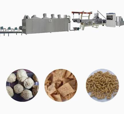 เครื่องอัดรีดอาหารโปรตีนถั่วเหลือง TVP / TSP อัตโนมัติ พร้อมใบรับรอง ISO