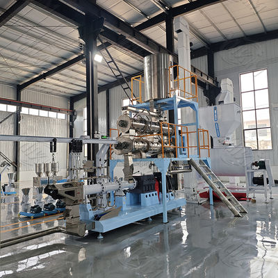 สแตนเลสสตีลเครื่องอัตโนมัติอาหารสัตว์ Extruder / เครื่องอาหารสัตว์เลี้ยงแห้ง