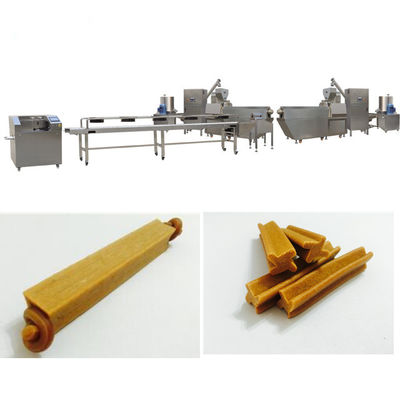 ฟันสะอาดสัตว์เลี้ยงรักษา Extruder สุนัขรักษาสายการผลิตทันตกรรมรักษาตัด