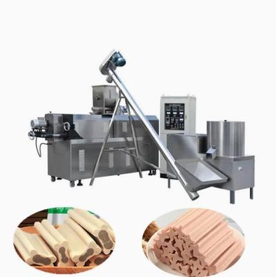 เครื่องรักษาสัตว์เลี้ยงรูปทรงต่างๆ Dog Chews ขนมขบเคี้ยวอุปกรณ์แปรรูปอาหาร Extruder