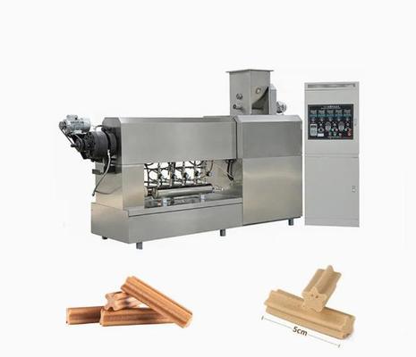 100KW PET Chews สายการผลิตเครื่องรักษาสัตว์เลี้ยง Stainless Steel