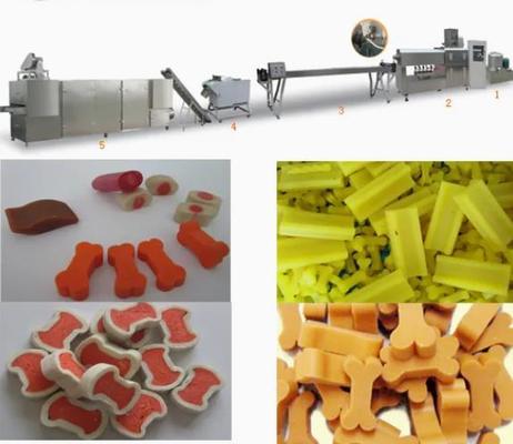 สายการผลิต Pet Chews 100KW เพื่อสุขภาพฟันของสุนัข
