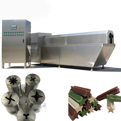 ขนมขบเคี้ยวอาหารสัตว์เลี้ยงเครื่องเคี้ยวหมากฝรั่ง Extruder