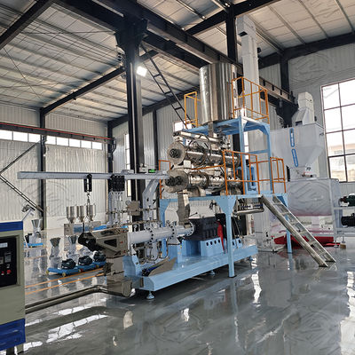 PLC Control 5ton 150kg / Hr เครื่องอัดรีดอาหารสัตว์เลี้ยงสำหรับขนมสุนัข