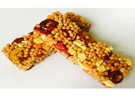 2.2kw Mini Granola Nut Bar เครื่องตัดสายเต็ม Wiith Packer
